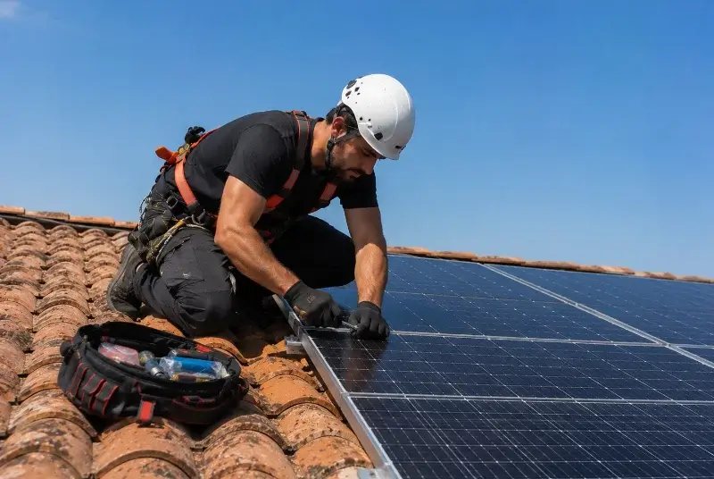 Maintenance et monitoring de panneaux solaires à Geudertheim